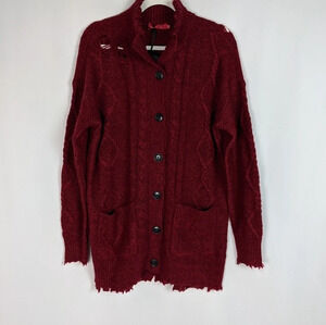 NWT n:Philanthropy Deconstructed Distressed Lone Oversized Cardigan Sweater sz.S
